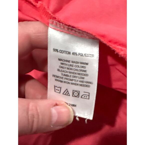 Foxcroft by Appleseeds Womens Button-Up Shirt Wrinkle Free Collared Pink Size 18 - Picture 3 of 4